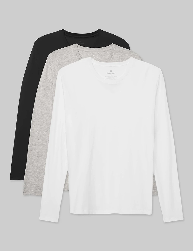 Second Skin Long Sleeve Tee (3-Pack)