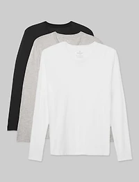 Second Skin Long Sleeve Tee (3-Pack)