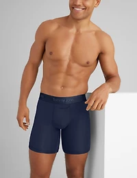 Second Skin Luxe Rib Mid-Length Boxer Brief 6"