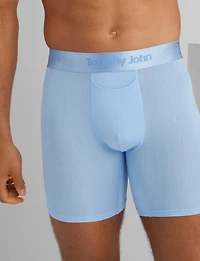 Second Skin Luxe Rib Mid-Length Boxer Brief 6"