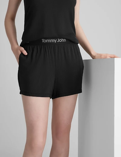 Women's Second Skin Luxe Rib Sleep Short