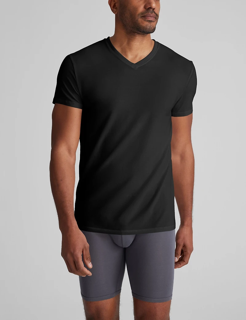 Cool Cotton High V-Neck Modern Fit Undershirt