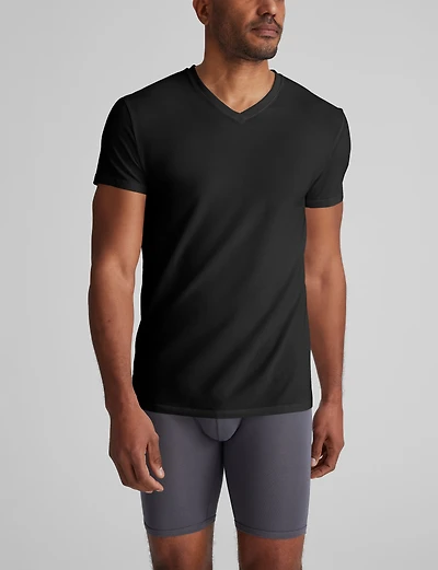 Cool Cotton High V-Neck Modern Fit Undershirt
