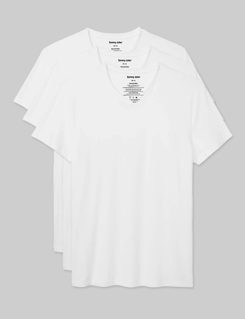 Second Skin High V-Neck Modern Fit Undershirt (-Pack