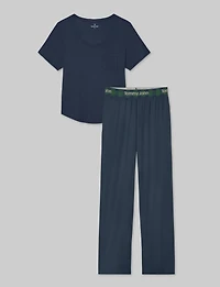 Women's Second Skin Sleep Pocket Tee & Pant Set