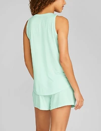 Women's Second Skin Luxe Rib Sleep Tank