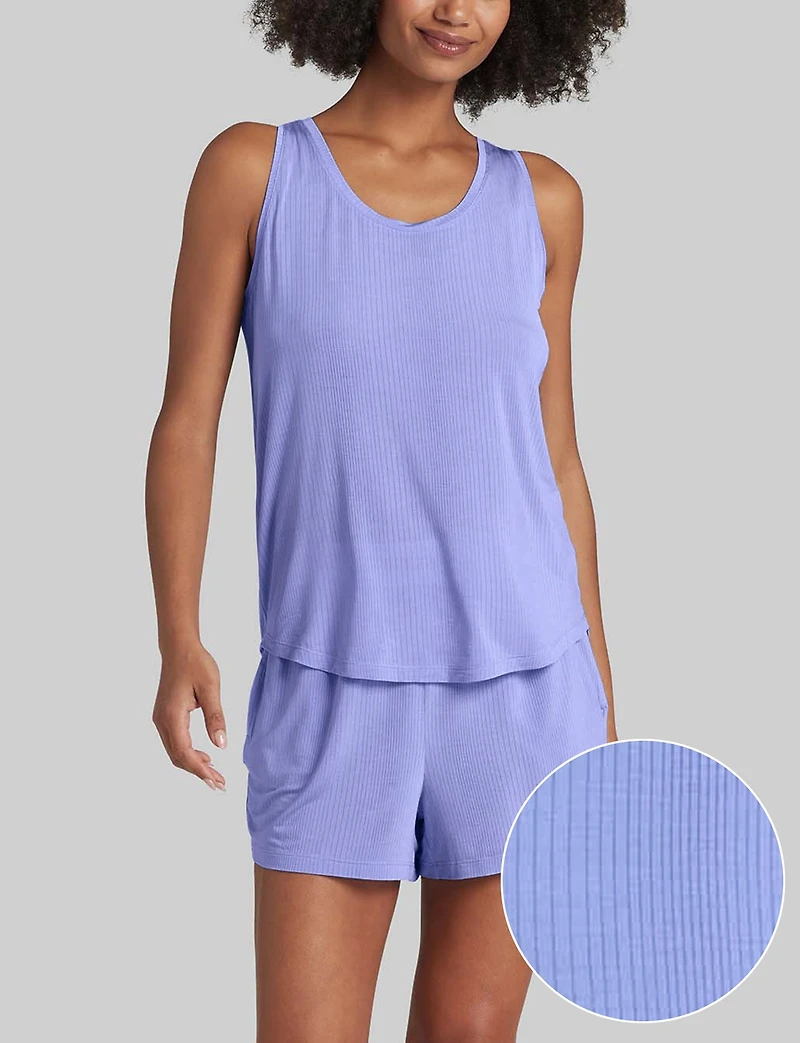 Women's Second Skin Luxe Rib Sleep Tank