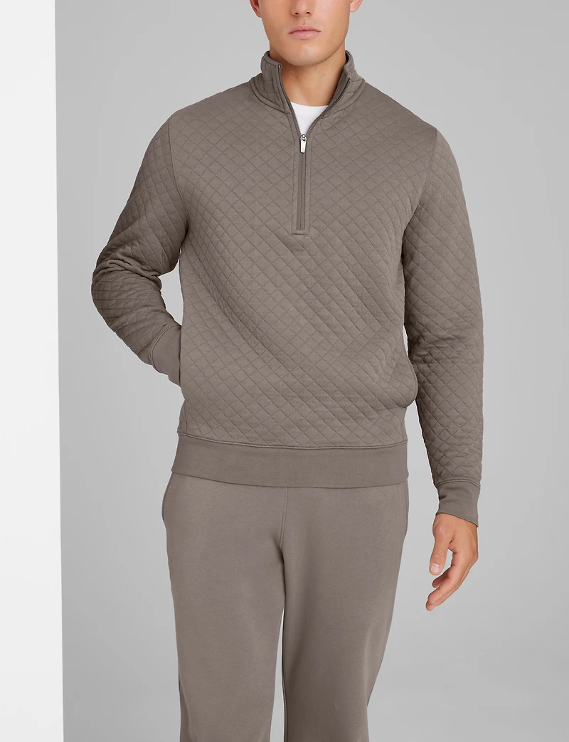 Quilted Quarter Zip