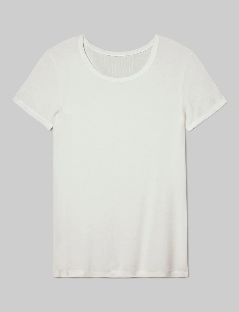 Women's Micro Rib Cap Sleeve Tee
