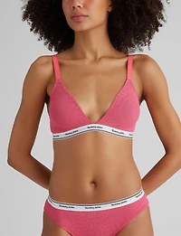 Signature Comfort Lace Triangle Bralette