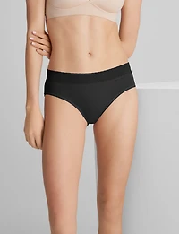 Women's Second Skin Brief, Lace Waist (3-Pack)