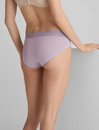 Women's Second Skin Brief, Lace Waist (3-Pack)