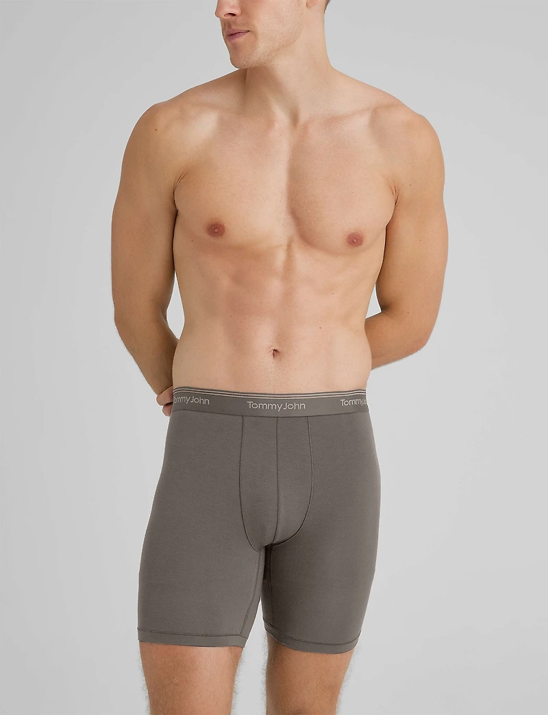 Ultra Soft Flex Mid-Length Boxer Brief 6"