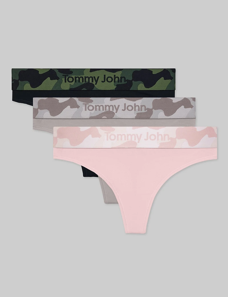 Women's Second Skin Thong (3-Pack