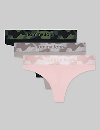Women's Second Skin Thong (3-Pack