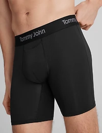 Second Skin Luxe Rib Mid-Length Boxer Brief 6"