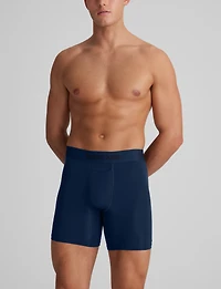 Second Skin Luxe Rib Mid-Length Boxer Brief 6"