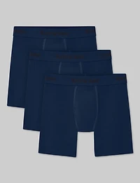 Second Skin Luxe Rib Mid-Length Boxer Brief 6" (-Pack
