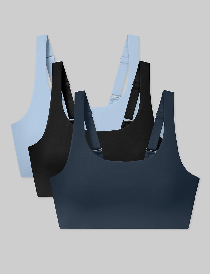 Medium Impact Sports Bra (3-Pack)