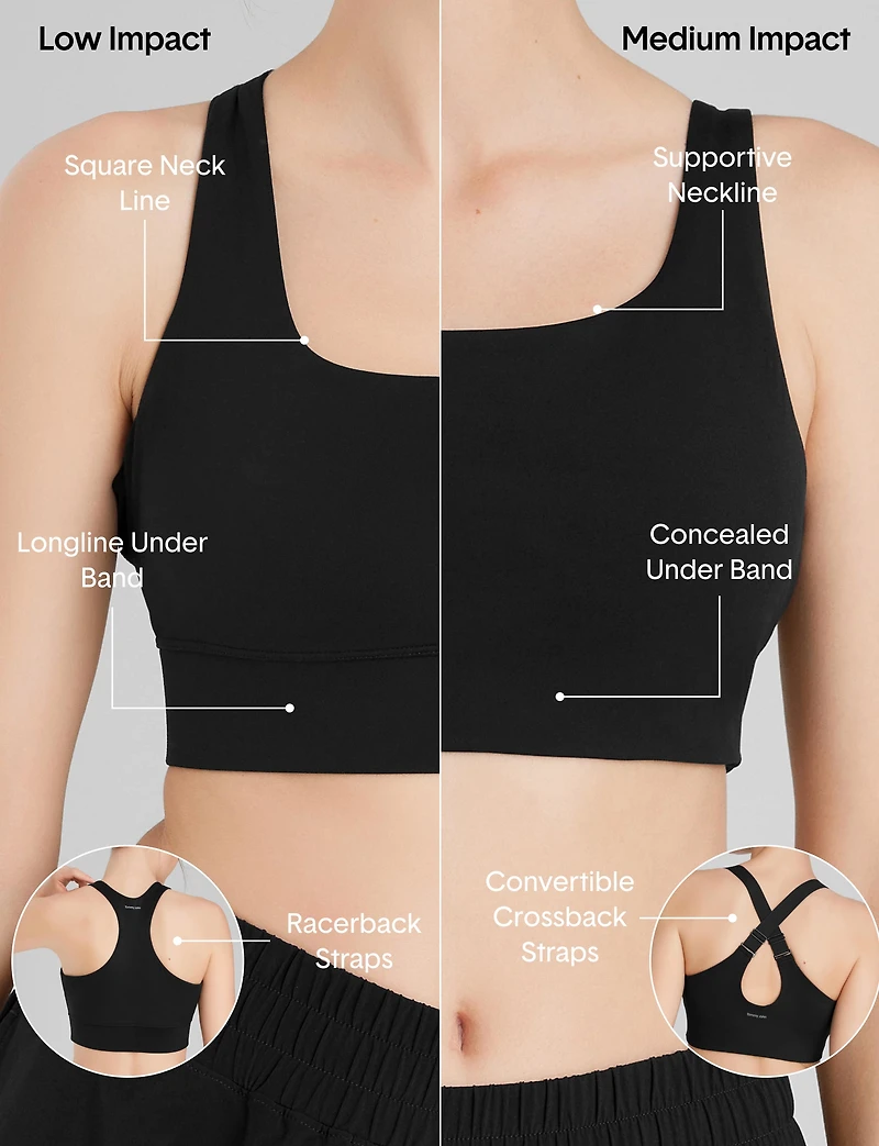 Low Impact Racerback Sports Bra