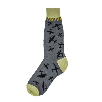 Foot Traffic - Airplanes - 6885M - Crew - Men's