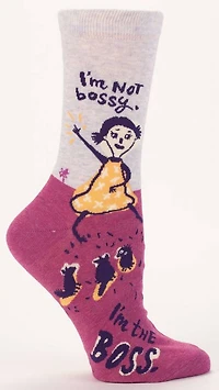 Blue Q - I'm Not Bossy - Crew - Women's