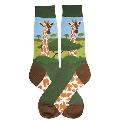 Foot Traffic - Giraffe - 7005M - Charcoal - Crew - Men's