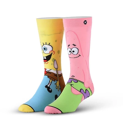 Odd Sox - Spongebob & Patrick Knit - Crew - Unisex