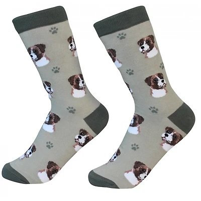 Sock Daddy - Boxer - Sage - Crew - Unisex