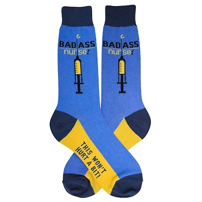 Foot Traffic - Badass Nurse - 6998M - Crew - Men's