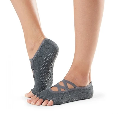ToeSox - Elle Half Toe Grip Charcoal Grey
