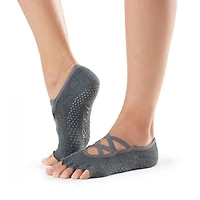 ToeSox - Elle Half Toe Grip Charcoal Grey