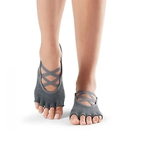 ToeSox - Elle Half Toe Grip Charcoal Grey