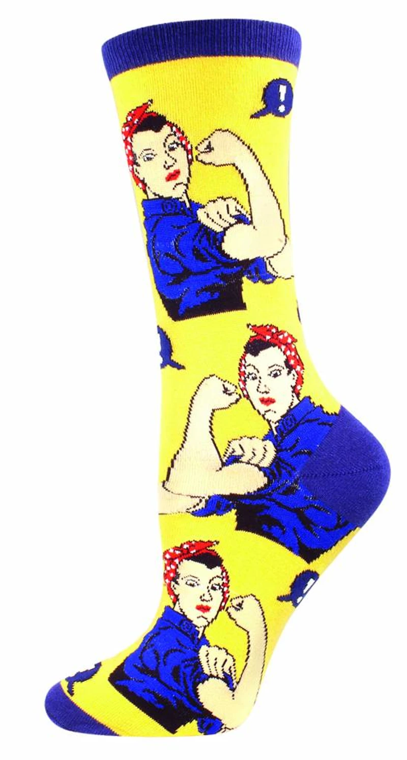 Socksmith - Rosie - Yellow - Crew - Women's