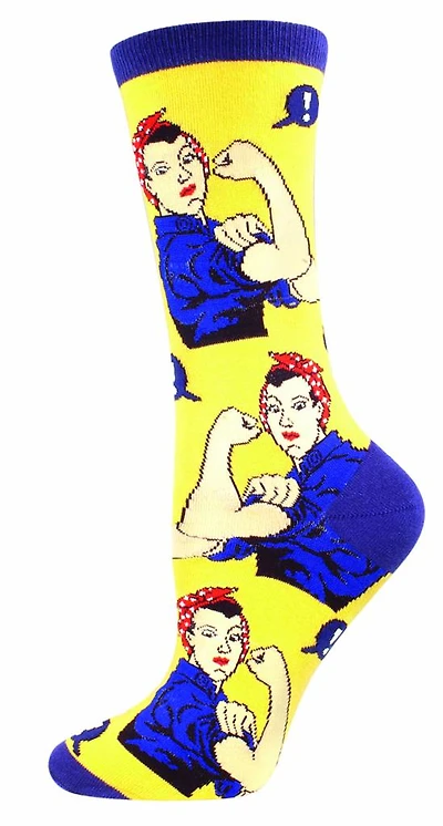 Socksmith - Rosie - Yellow - Crew - Women's