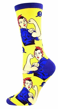 Socksmith - Rosie - Yellow - Crew - Women's
