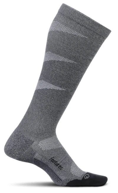 Feetures - Elite Light Cushion Graduated Compression Knee High Gray Unisex