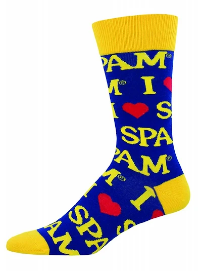 Socksmith - Spam - Spam Blue - Crew - Men's