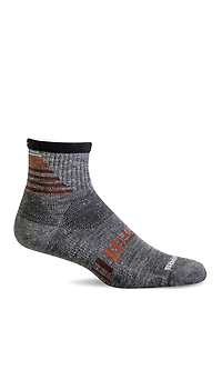 Sockwell - Moderate Compression Ascend II Quarter SW67M Grey Men's