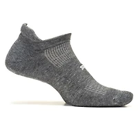 Feetures - High Performance Cushion No Show Tab Heather Gray Unisex