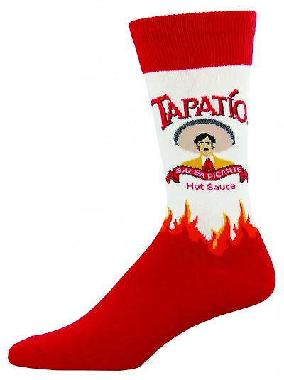 Socksmith - Tapatio - White - Crew - Men's
