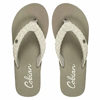 Cobian - Braided Bounce Sandal Cream Women's