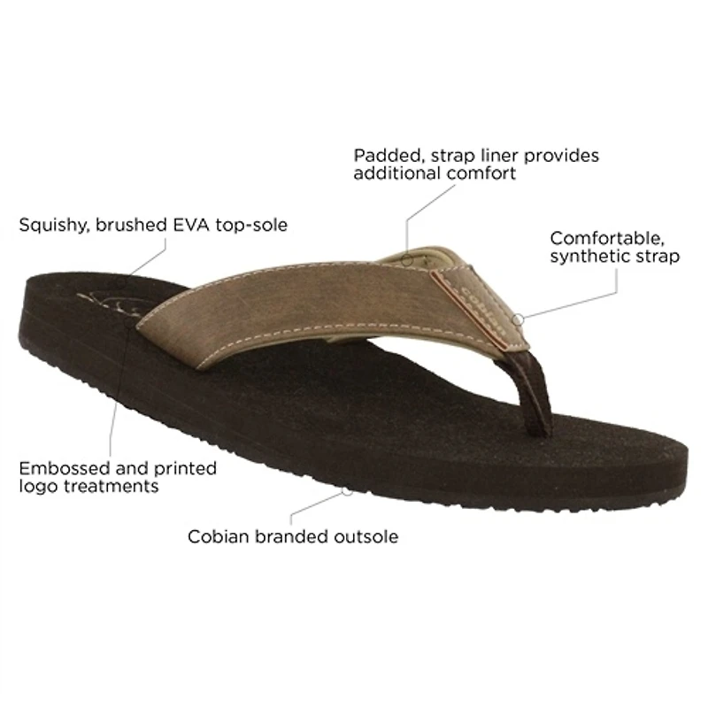 Cobian - Floater Sandal Mocha Men's