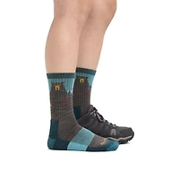 Darn Tough - Bear Town Lightweight Hiking Micro Crew Aqua Women's