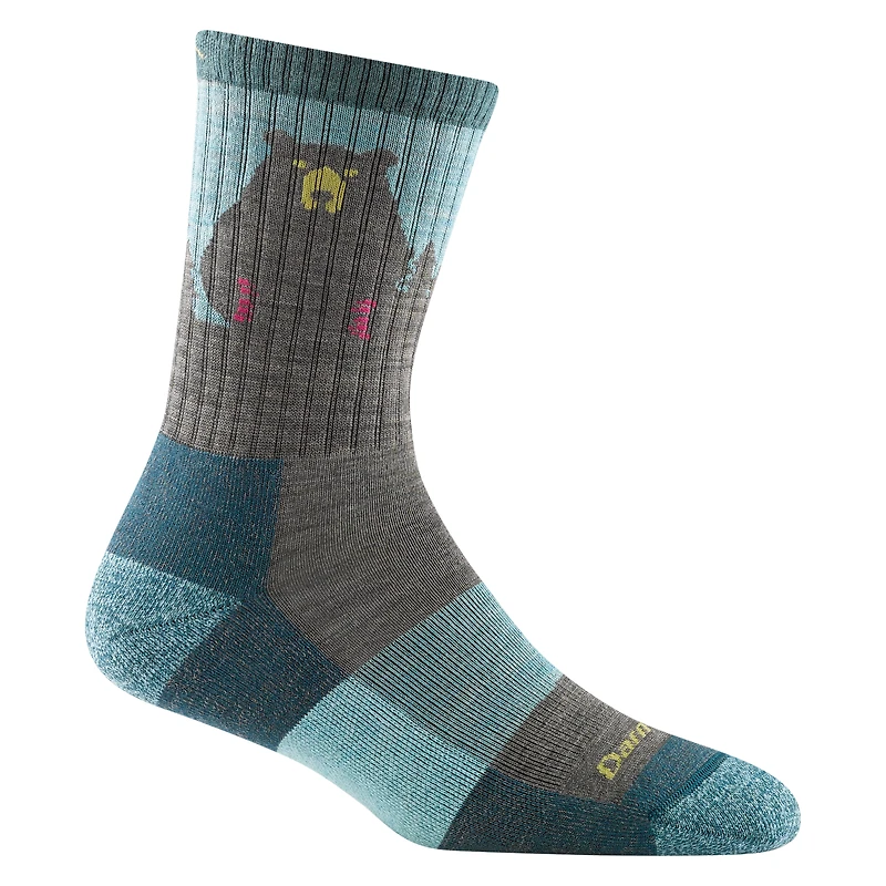 Darn Tough - Bear Town Lightweight Hiking Micro Crew Aqua Women's