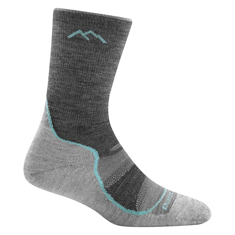 DARN TOUGH - Light Hiker Lightweight Micro Crew  Slate Women's