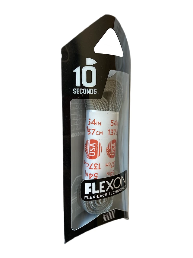 10 Seconds - Flexon  Laces - Grey