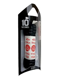10 Seconds - Flat Reflective Laces Black