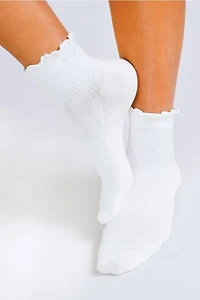 Tailored Union - Ruffle - White