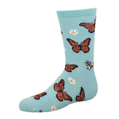 Socksmith - Bee Kind to Monarchs - Crew - Kids - 7-10 Years